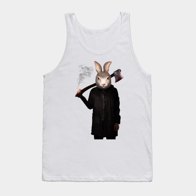 Evil Rabbit Tank Top by valentinahramov